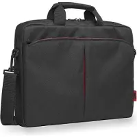 WE Classic - Sacoche pour ordinateur portable - 15.6" - noir avec ligne rouge