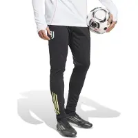 Adidas Pantalon de sport 'Juventus Turin Tiro 25 Competition' jaune pastel / rose / noir / blanc
