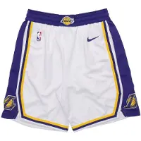 Nike Los Angeles Lakers Association Edition Swingman Men's NBA Shorts - Blanc, Blanc