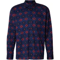 Scotch & Soda Chemise bleu marine / bourgogne / noir
