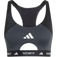 Adidas Soutien-gorge de sport graphite / noir / blanc