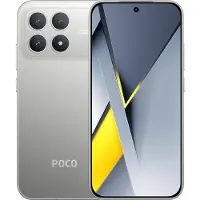 Xiaomi Poco F8 Pro (256 Go, Titane Argent, 6.59", Double SIM, 5G), Téléphone portable, Argent