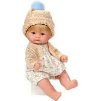 ASI Poupée Bomboncin avec chapeau beige 20 cm