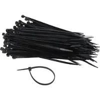 Gembird Collier de serrage - - NYTFR-150X3.6 - Nylon Noir - 15 cm - 100 pièces