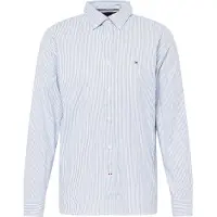 Tommy Hilfiger Chemise 'CORE 1985 FLEX' bleu nuit / blanc cassé