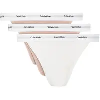 Calvin Klein String Thong 3 Units Rose M Femme