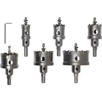 YATO Jeu de scies cloches Tct pour métal 6 pcs Yt-44077