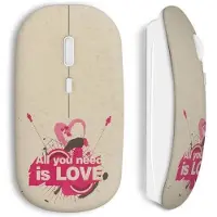 CAPACHEAP Souris Sans Fil All you need is love