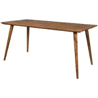 Wohnling Table de salle à manger REPA 120 x 60 x 76 cm rustique sheesham