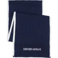 Emporio Armani Écharpe bleu marine