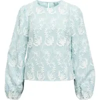Object Mya Re Long Sleeve Blouse Bleu 40 Femme