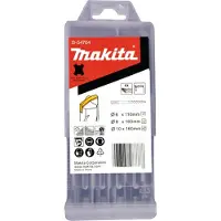 Makita Maki Jeu de forets SDS PLUS B-54704 (10 mm, 6 mm, 8 mm)