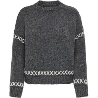 ONLY Pull ONLAMANDA femmes - Gris - EU L