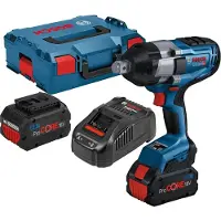Bosch Powertools Visseuse à chocs sans fil GDS 18V-1050 H, 2 x batterie ProCORE18V 8.0Ah en L-BOXX