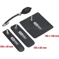 Ks Tools Jeu de coussins de pression avec pompe à main 4 pièces - 150.1685