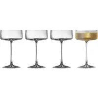 Lyngby Glas Verre à Champagne Lyngby Verre Krystal Zero Clear 260 ml (4 Pièces)