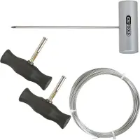 Ks Tools jeu de coupe-fil avec fil de coupe 4 pans, 4 pièces, 140.2250
