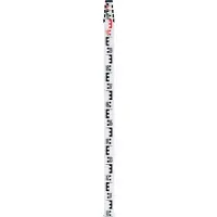 Dewepro NEDO Mire de nivellement télescopique L.1,22-5m Pas Rücks.2 avec nivelle - 345122-637