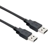 ACT Câble de connexion USB 2.0 noir 3.0m, 3 m, USB A, USB A, USB 2.0, Czarny