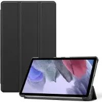 Evelatus Galaxy Tab A7 Lite avec imitation de la microfibre à l'intérieur (Samsung Galaxy Tab A7 Lite), Étui pour tablette, Noir