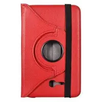ILike Etui portefeuille pivotant pour SAMSUNG GALAXY 7.0 TAB 3 LITE (Samsung Galaxy Tab 3 Lite), Étui pour tablette, Rouge