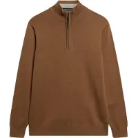 Superdry Essentials Half Zip Sweater Marron 3XL Homme