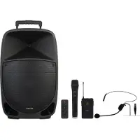 Fonestar Malibu-315 With Microphone Portable Speaker 250w Noir