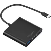 Fantec - Adaptateur vidéo externe - USB-C - HDMI - noir