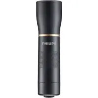 Philips SFL7001T-10 Lampe de poche LED, 600 lumens, jusquà 25 heures de lecture, étanche IPX4 Noir (4 piles AAA