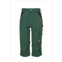 Planam Pantalon 3/4 vert/noir XXL XXXL (3XL)