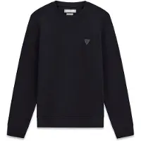 GUESS pour homme. M6RQ08KCN01 Sweatshirt avec logo noir (M), Casuel, Coton