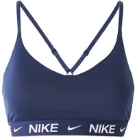 Nike Soutien-gorge de sport 'INDY' bleu marine / blanc