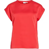 Vila T-shirt 'VIEllette' rouge