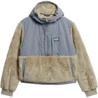 Superdry Veste mi-saison beige foncé / bleu-gris
