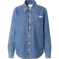 Calvin Klein Jeans Lv047e742g Long Sleeve Shirt Bleu XS Femme