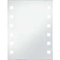 Syfax Miroir mural à LED pour salle de bains 60x80 cm