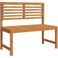 vidaXL Chaise de jardin marron 100 x 50 x 91cm bois massif acacia