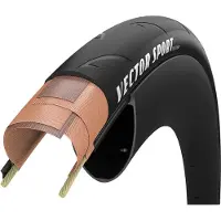 Goodyear Vector Sport Tubeless 700 X 25 Road Tyre Doré 700 x 25