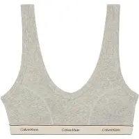 Calvin Klein Lv00qf8594 Traingle Bralette Bra Gris XL Femme