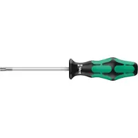 Wera Tournevis TORX avec porte-vis, Dimensions : T 10, Long. de la lame 80 mm, Long. totale 161 mm, Ø de la lame : 4,0 mm