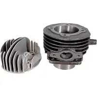 Evok Vespa Small Frame 50-90/ape 50 D.55 102cc Cylinder Kit Argenté