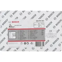Bosch 2608200035 - Clou en bande tête ronde SN21RK 3,1 x 90 mm, galvanisé, lisse 2500x
