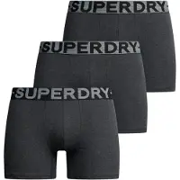 Superdry M3110452c Boxers 3 Units Gris XL Homme
