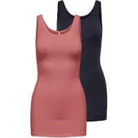 ONLY Haut 'ONLLive Love' bleu nuit / rose