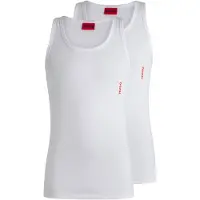 HUGO Maillot de corps rose / blanc