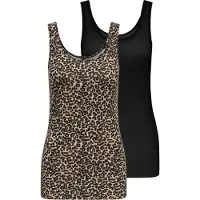 ONLY Haut 'ONLLive Love' crème / brocart / noir