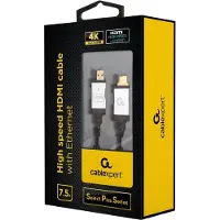 Cablexpert Câble HDMI haute vitesse avec ETHERNET ''Select Plus Series'', 7.5M