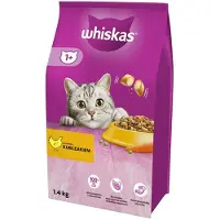 Whiskas Croquettes pour chat au poulet 1,4 kg