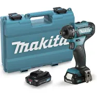 Makita Perceuse/visseuse 12V Mandrin 6 angles 30/14Nm 2X2.0Ah Df033Dsae