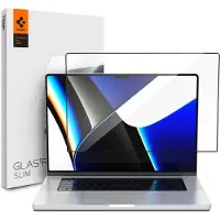 Spigen Protecteur d' cran en verre tremp [GlasTR Slim] Con u pour MacBook Pro 14 pouces (M3 / M3 Pro / M3 Max / M2 Pro / M2 Max / M1 Pro / M1